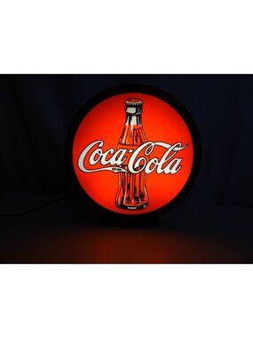 Coca-Cola Classic Glass Bottle LED Light Box – Vintage Style Diner Sign
